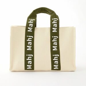 Oh My Mahjong Tote Bag Olive Mahj It All Bag